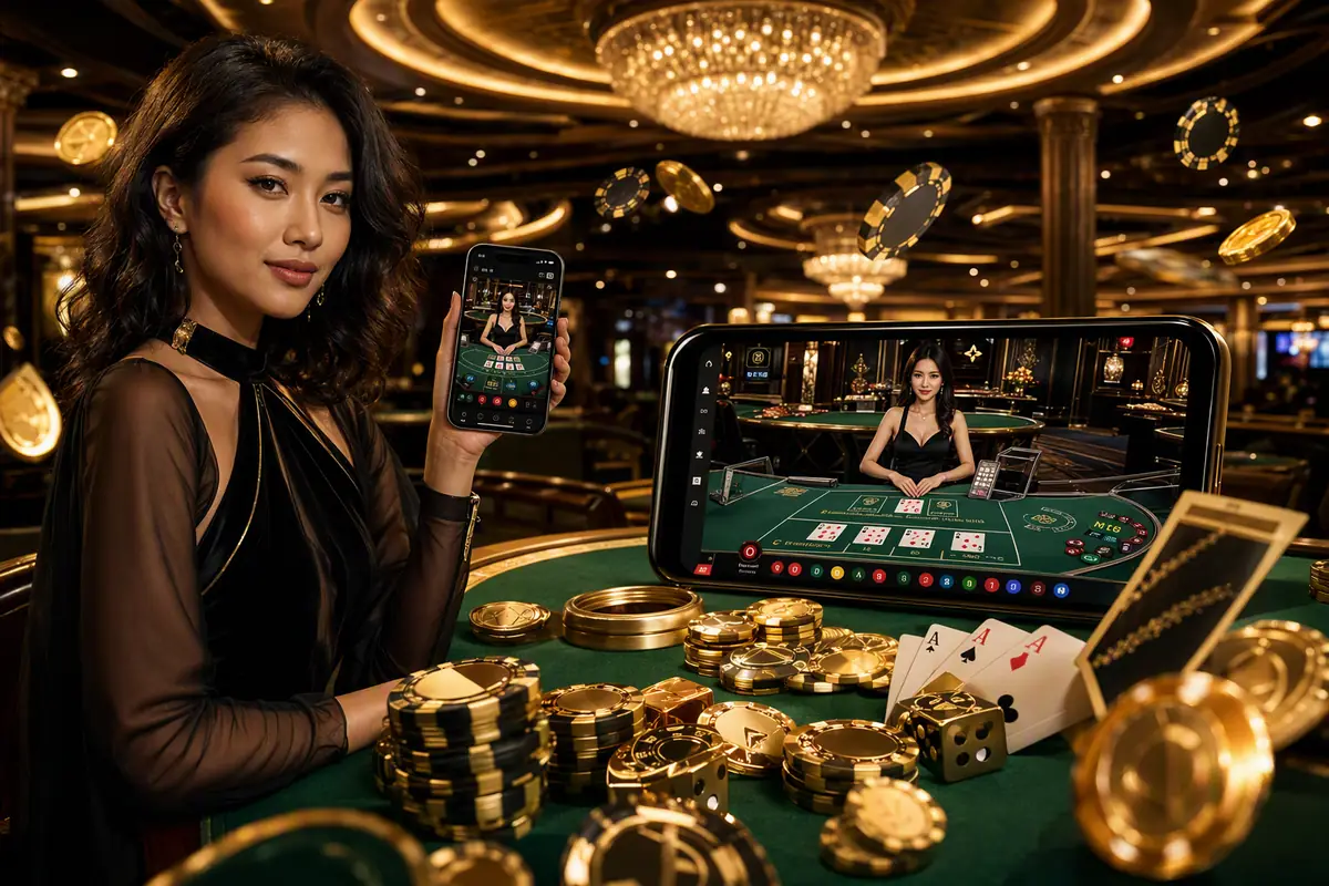 lajuwin Teen Patti meja permainan kad langsung